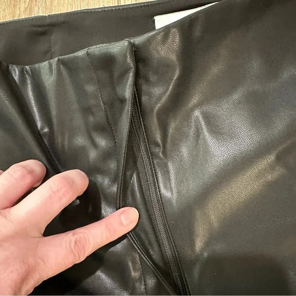 Tanya Taylor Adler Pant Black Straight-Leg with Side Slits at Hem Sz 16 NWT - Picture 6 of 12